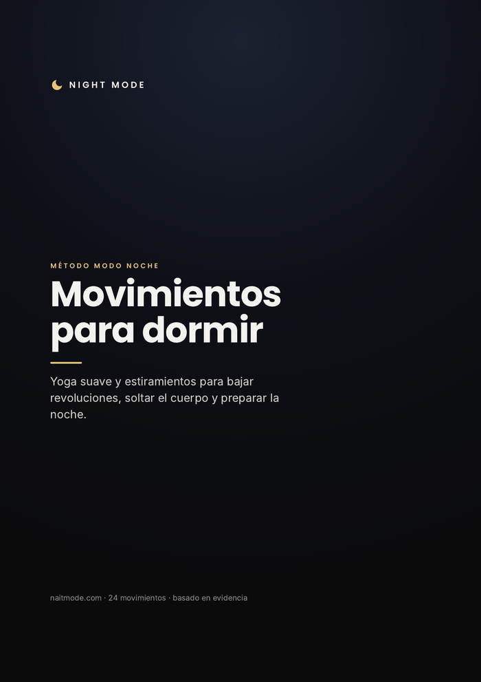 Movimientos para dormir